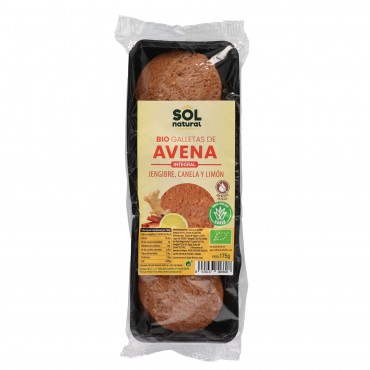 SOL N. BISCUITS AVOINE GINGEMBRE 175G