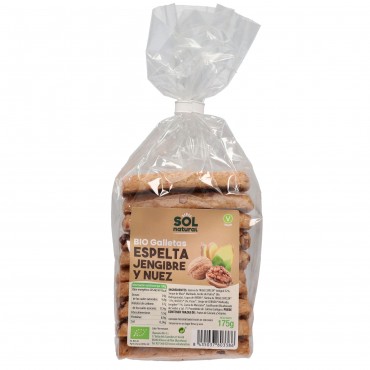 SOL N. BISCUITS EPEAUTRE GINGEMBRE 175G