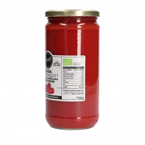 CAPELL SALSA TOMAQUE CASOLA BIO 700G