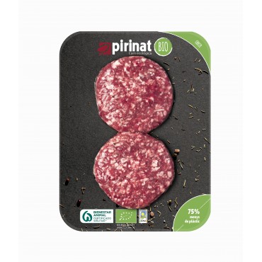PIRINAT HAMBURGER VEAU BIO 120G X 2U.