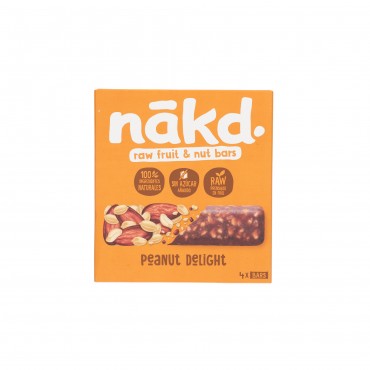 NAKD BARRITAS CACAHUETE 140G