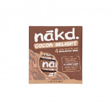 NAKD BARRITAS FRUTAS CACAO 140G