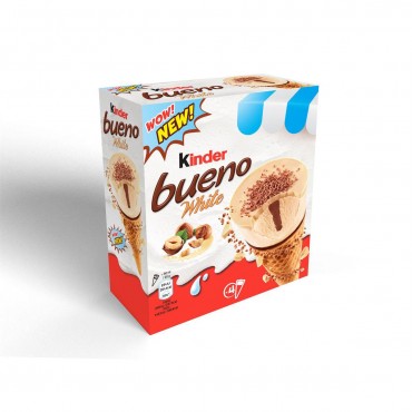 KINDER BUENO CORNET XOCO BLANC 62G X 4U.