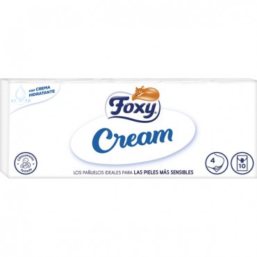 FOXY CREAM MOCADORS 4 CAPES 10U.