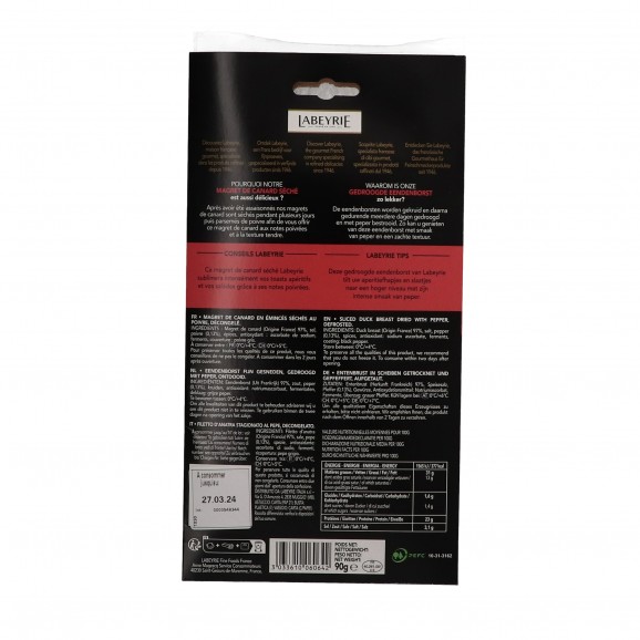 LABEYRIE MAGRET PATO CURADO 90G