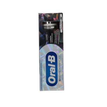 ORAL-B DENT.CARBON 3D WHITE LUXE 75ML