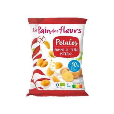 PAIN FLEURS PETALS PATATA BIO 75G