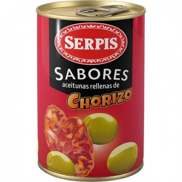 SERPIS SABORES OLIVES CHORIZO PIQ. 300G