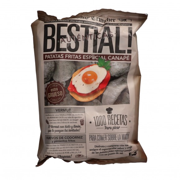 TOT SNACK BESTIAL CHIPS CANAPE 150G