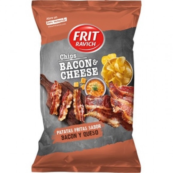 F.RAVICH CHIPS BACON&CHEESE 125G
