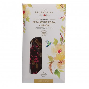 BELENGUER XOCO 64% LLIMONA P.ROSA 110G