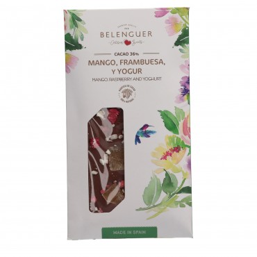 BELENGUER CHOCO LAIT MANGUE FRAMB. 120G