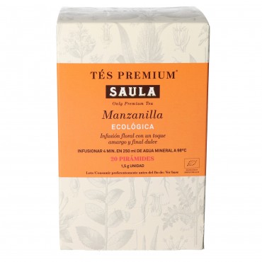 SAULA CAMOMILLE INFUSION BIO 20U.