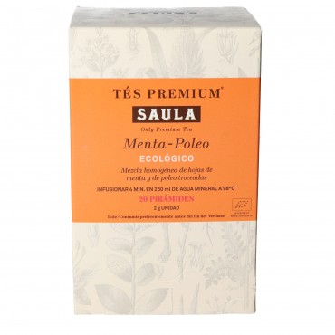 SAULA POULIOT MENTHE INFUSION BIO 20U.
