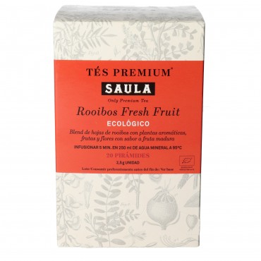 SAULA ROOIBOS FRUITS INFUSION BIO 20U.
