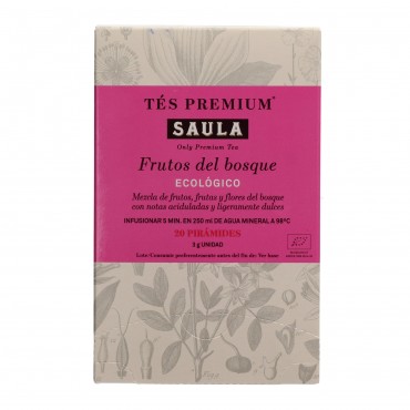 SAULA FRUITS BOIS INFUSION BIO 20U.