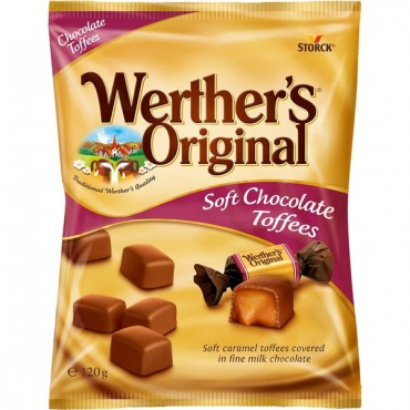 WERTHER'S CARAMEL COBERT XOCO 120G