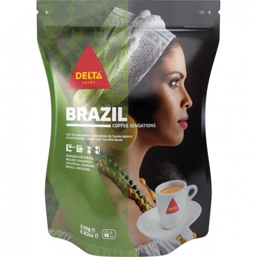 DELTA BRESIL CAFE MOULU NATURAL 220G