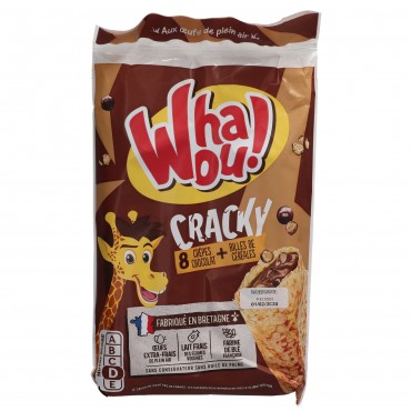 WHAOU CRACKY CEREALES CHOCO 8U. 256G
