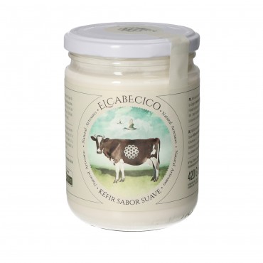 ELCABECICO KEFIR NATURAL SUAVE 500ML
