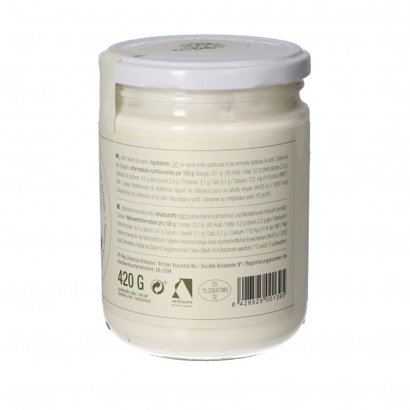 ELCABECICO KEFIR NATURAL SUAVE 500ML