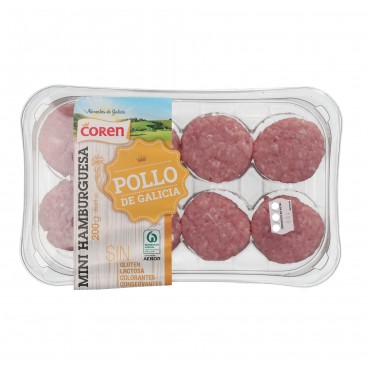 COREN MINI HABURGUESES POLLASTRE 25GX8U