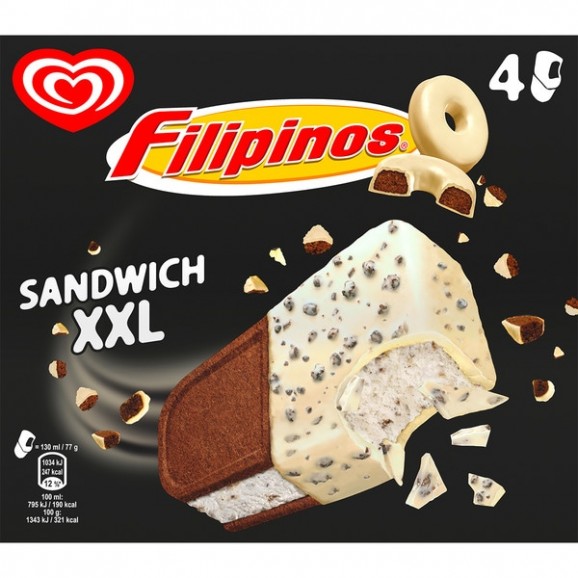 FRIGO SANDWICH XXL FILIPINOS 4U. 560ML