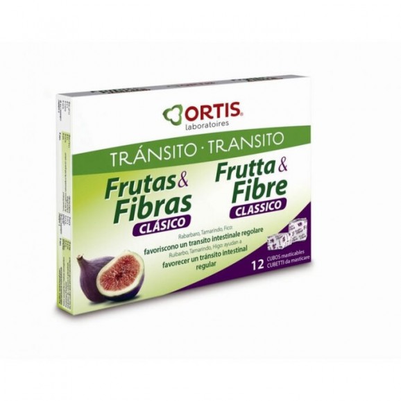 ORTIS FRUITS FIBRES CLASSIQ. 12CUB. 120G