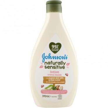 JOHNSON'S NATURALLY SENS. LOTION 395ML