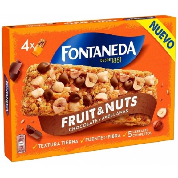 FONTANEDA FRUIT&NUTS BARRITAS 160G