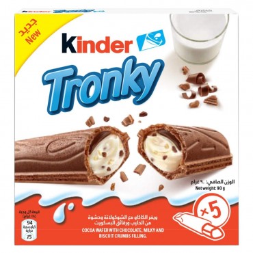 KINDER TRONKY XOCO LLET 5U. 90G