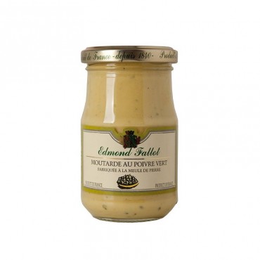 E.FALLOT MOUTARDE DIJON POIVRE VERT 210G
