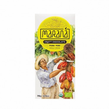 MARANA CRAFT CHOCO NOIR PIURA 80% 70G