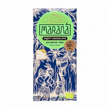 MARANA CRAFT CHOCO 80% SAINT MARTIN 70G