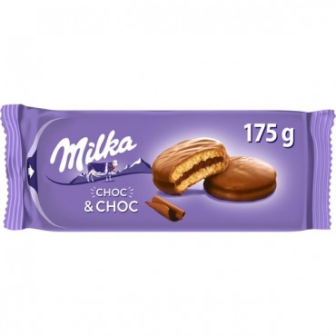 MILKA CHOC & CHOC 150G