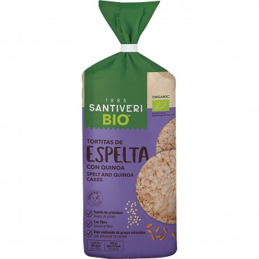 SANTIVERI COQUETES ESPELTA QUINOA 100G