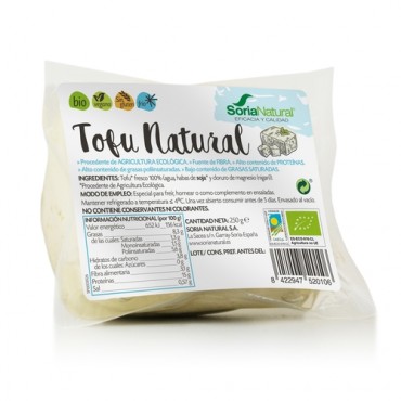 SORIA N. TOFU NATURAL BIO 250G