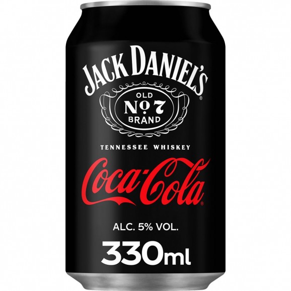 JACK DANIEL'S & COCA COLA 33CL
