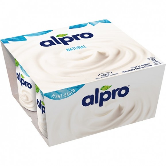 ALPRO YOGUR NATURAL 125G X 4U.
