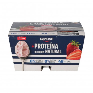 DANONE PROTEINA FRESA 100G X 4U.