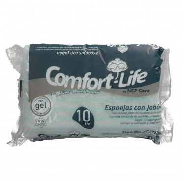 COMFORT LIFE ESPONJA AMB SABO 10U.
