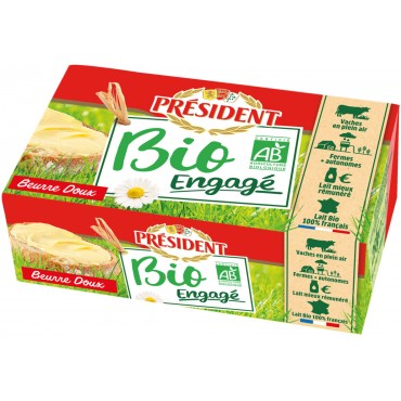 PRESIDENT BIO MANTEGA 82% 250G