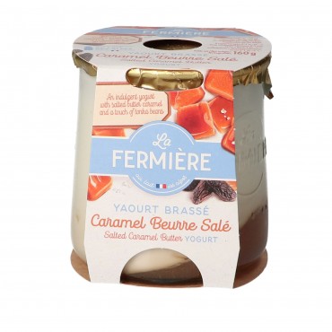 LA FERMIERE YAOURT CARAMEL SALE 160G
