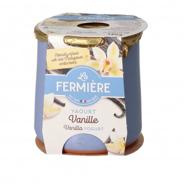 LA FERMIERE YAOURT VANILLE 140G