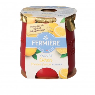 LA FERMIERE YAOURT CITRON 140G