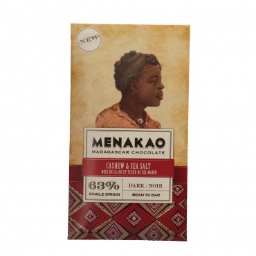 MENAKAO CHOCO NEGRO ANACARDOS 75G
