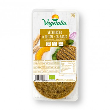 VEGETALIA VEGEBURGER SEITAN COURGE 160G