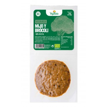 VEGETALIA VEGEBURGER MILLET BROCOLI 140G