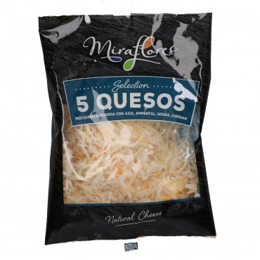 MIRAFLORES 5 QUESOS RALLADO 150G