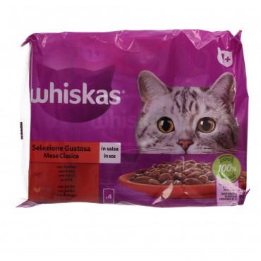 WHISKAS HUM GATO SELECCION CARNE 340G